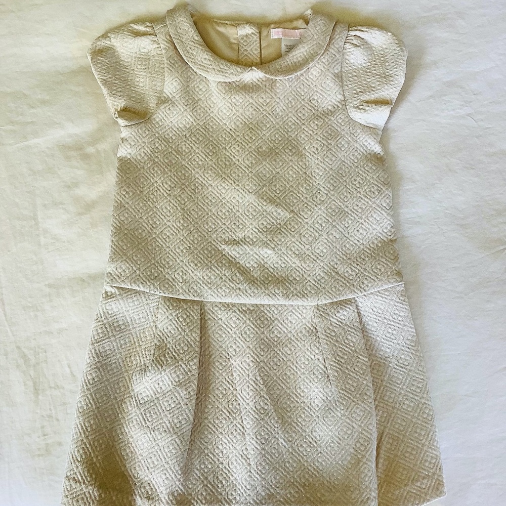 Girls Janie and Jack Shimmer Classy Dress